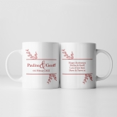 Thumbnail 4 - Botanical Personalised 2nd Wedding Anniversary Mug