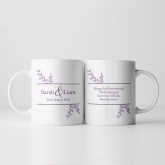 Thumbnail 9 - Botanical Personalised 2nd Wedding Anniversary Mug