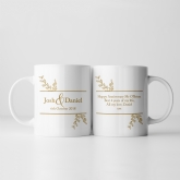 Thumbnail 5 - Botanical Personalised 4th Wedding Anniversary Mug