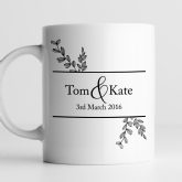 Thumbnail 11 - Botanical Personalised 10th Wedding Anniversary Mug