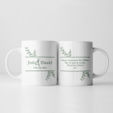 Thumbnail 8 - Botanical Personalised 10th Wedding Anniversary Mug