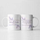 Thumbnail 9 - Botanical Personalised 10th Wedding Anniversary Mug