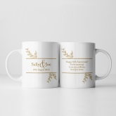 Thumbnail 4 - Botanical Personalised 10th Wedding Anniversary Mug