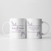 Thumbnail 6 - Botanical Personalised 10th Wedding Anniversary Mug