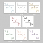 Thumbnail 12 - Personalised Personalised Botanical 20th Wedding Anniversary Mug