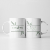 Thumbnail 8 - Personalised Personalised Botanical 20th Wedding Anniversary Mug