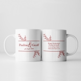 Thumbnail 4 - Botanical Personalised 25th Wedding Anniversary Mug