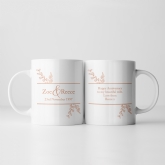 Thumbnail 5 - Botanical Personalised 25th Wedding Anniversary Mug