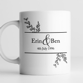 Thumbnail 11 - Botanical Personalised 30th Wedding Anniversary Mug