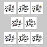 Thumbnail 10 - Still Falling in Love 2 Years Later Personalised Mug