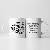 Thumbnail 1 - Still Falling in Love 4 Years Later Personalised Mug