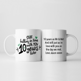 Thumbnail 9 - Still Falling in Love 10 Years Later Personalised Mug 