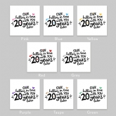 Thumbnail 10 - Still Falling in Love 20 Years Later Personalised Mug