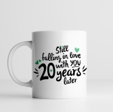 Thumbnail 2 - Still Falling in Love 20 Years Later Personalised Mug
