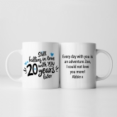 Thumbnail 4 - Still Falling in Love 20 Years Later Personalised Mug