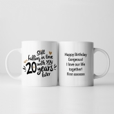 Thumbnail 7 - Still Falling in Love 20 Years Later Personalised Mug