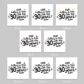 Thumbnail 10 - Still Falling in Love 30 Years Later Personalised Mug