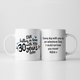 Thumbnail 3 - Still Falling in Love 30 Years Later Personalised Mug