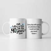 Thumbnail 3 - Still Falling in Love 40 Years Later Personalised Mug 