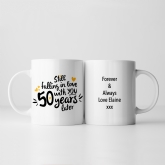 Thumbnail 1 - Still Falling in Love 50 Years Later Personalised Mug