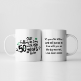 Thumbnail 5 - Still Falling in Love 50 Years Later Personalised Mug