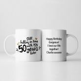 Thumbnail 8 - Still Falling in Love 50 Years Later Personalised Mug