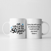 Thumbnail 9 - Still Falling in Love 50 Years Later Personalised Mug