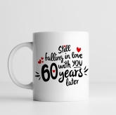 Thumbnail 2 - Still Falling in Love 60 Years Later Personalised Mug