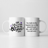 Thumbnail 4 - Still Falling in Love 60 Years Later Personalised Mug