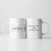 Thumbnail 6 - Personalised Dad and Children's Names Mug