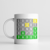 Thumbnail 7 - Personalised Daddy Word Puzzle Mug