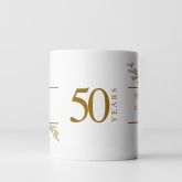 Thumbnail 11 - Botanical Personalised Wedding Anniversary Mug