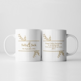 Thumbnail 3 - Botanical Personalised Wedding Anniversary Mug