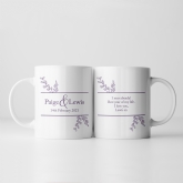 Thumbnail 4 - Botanical Personalised Wedding Anniversary Mug