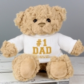 Thumbnail 8 - #1 Dad Personalised Teddy Bear