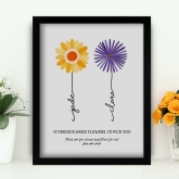 Thumbnail 1 - Personalised If Friends Were Flowers Print