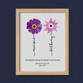 Thumbnail 3 - Personalised If Friends Were Flowers Print