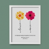 Thumbnail 4 - Personalised If Friends Were Flowers Print