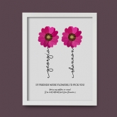 Thumbnail 6 - Personalised If Friends Were Flowers Print