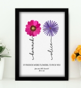 Thumbnail 1 - Personalised If Friends Were Flowers Print
