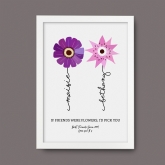 Thumbnail 3 - Personalised If Friends Were Flowers Print