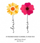 Thumbnail 5 - Personalised If Friends Were Flowers Print
