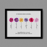 Thumbnail 2 - Bunch of Flowers with Name Stems Personalised Print