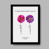 Thumbnail 6 - Bunch of Flowers with Name Stems Personalised Print
