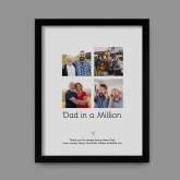 Thumbnail 4 - Dad in a Million Personalised Photo Print