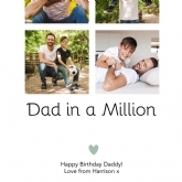 Thumbnail 10 - Dad in a Million Personalised Photo Print