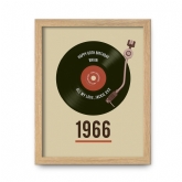 Thumbnail 10 - Personalised 60th Birthday Retro Record Print