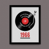 Thumbnail 6 - Personalised 60th Birthday Retro Record Print