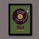 Thumbnail 8 - Personalised 60th Birthday Retro Record Print