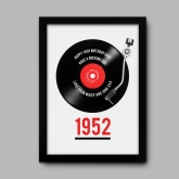 Thumbnail 2 - Personalised 70th Birthday Print Feat. Retro Record & Year